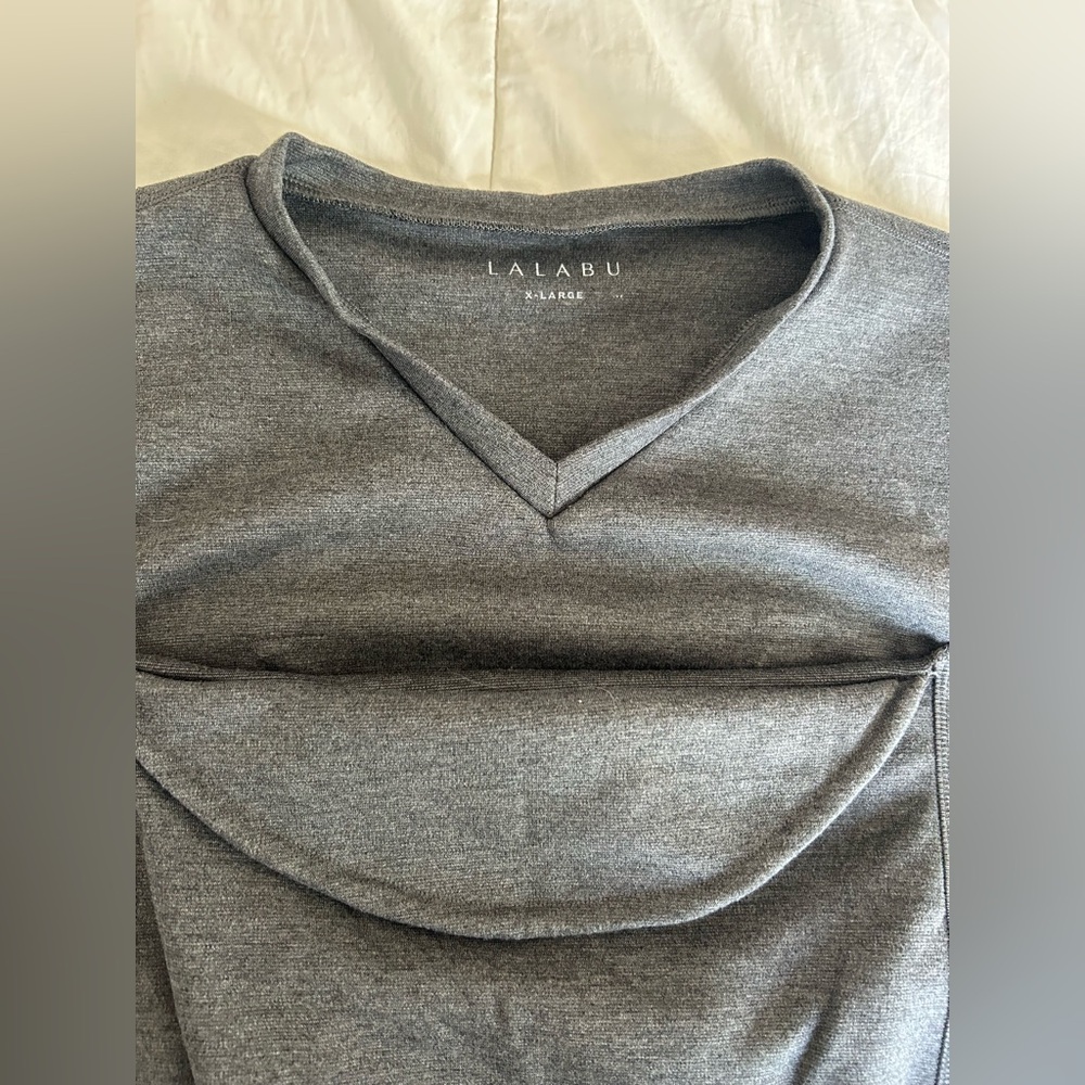 Lalabu Gray Dad shirt